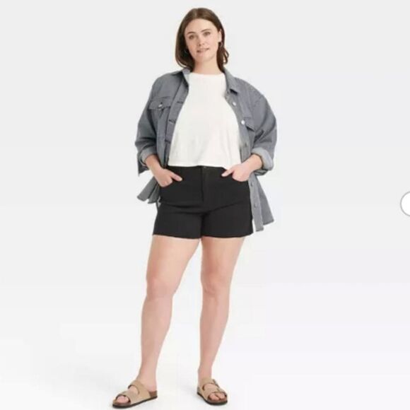 Universal thread high rise midi shorts - Picture 1 of 9